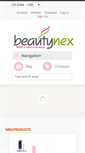 Mobile Screenshot of beautynex.com