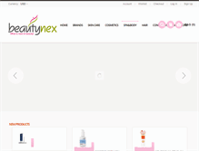 Tablet Screenshot of beautynex.com